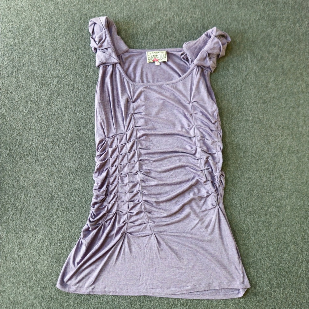 Yoana Baraschi Top S Regency Smocked Ruffle Bella Swan Elena Gilbert Y2K Ballet